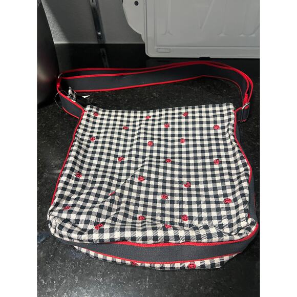 Cath Kidston ladybug purse Z Mnger Bag Ladybug Gingham - Picture 4 of 9